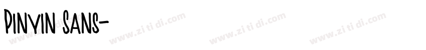 Pinyin Sans字体转换 Pinyin Sans字体转换